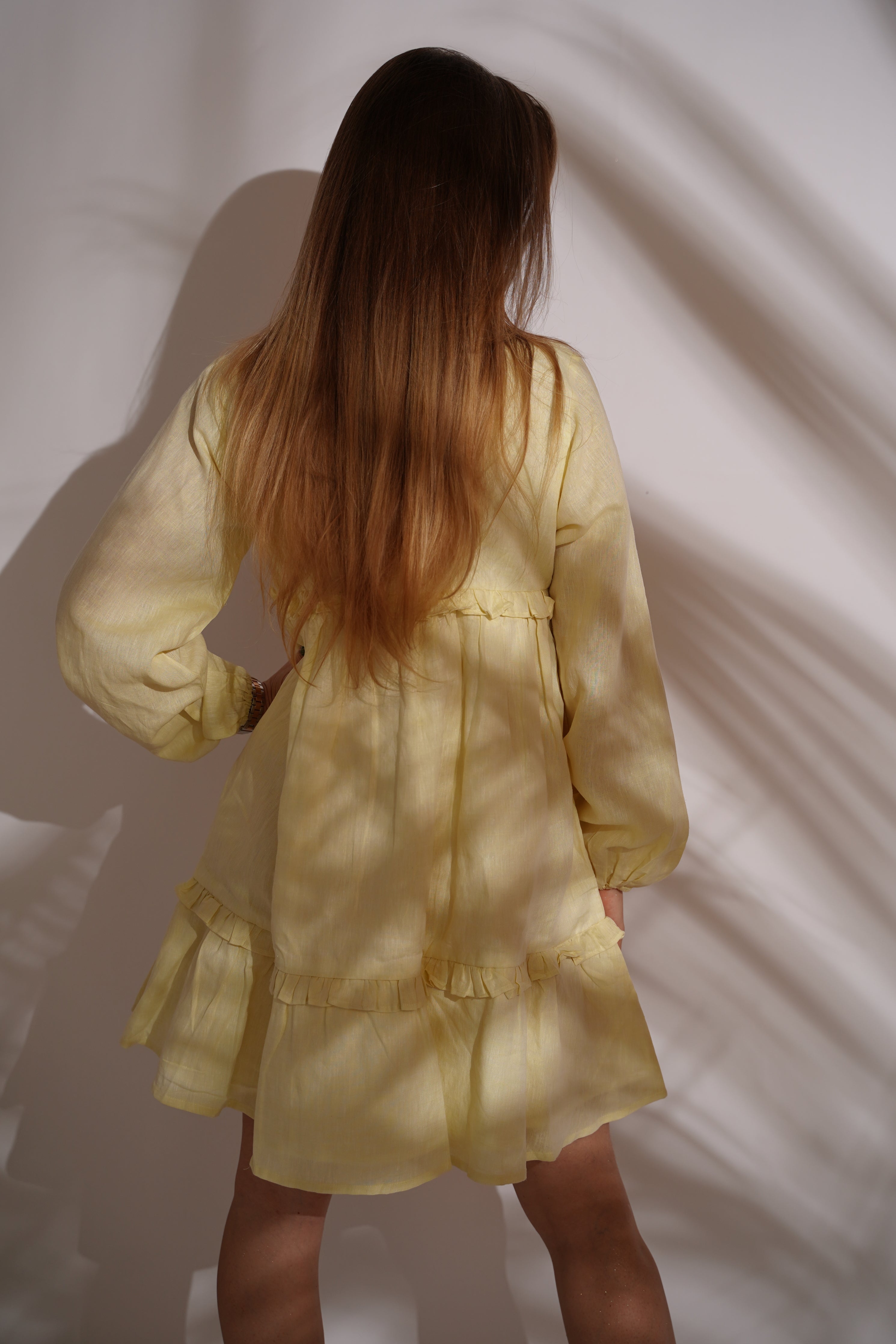 Buttercup Linen Dress