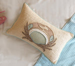 Load image into Gallery viewer, Coastal Embroidered Cushion Cover
