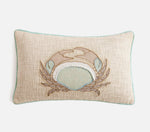 Load image into Gallery viewer, Coastal Embroidered Cushion Cover
