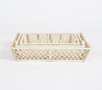 Load image into Gallery viewer, Macrame Tray Set
