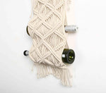 Load image into Gallery viewer, Bohemian Macrame Wine Rack
